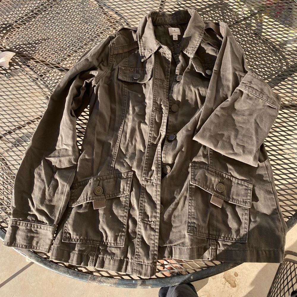 Dressbarn Olive green jacket
